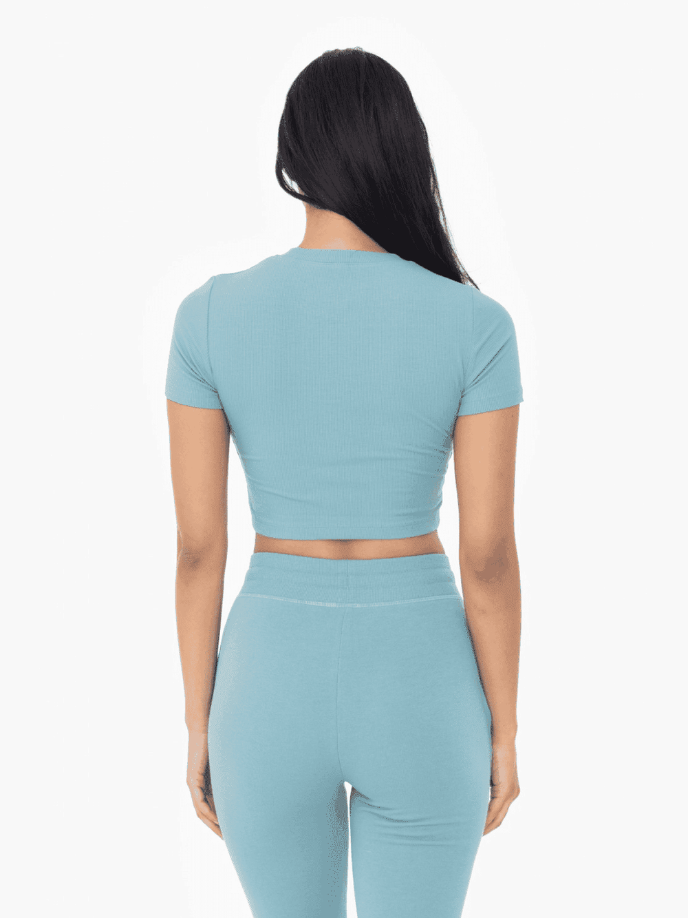 Micro-Ribbed Cropped Top