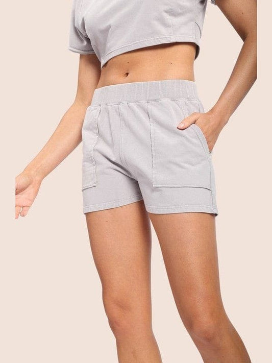 Cotton Shorts W/Pockets - BKFJNY